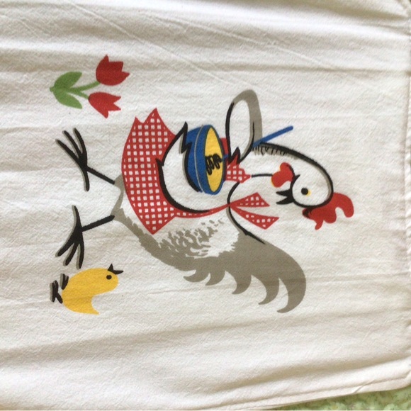 Tea towel chicken apron - Picture 5 of 7
